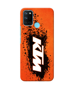 KTM black spray Realme C17/Realme 7i Back Cover