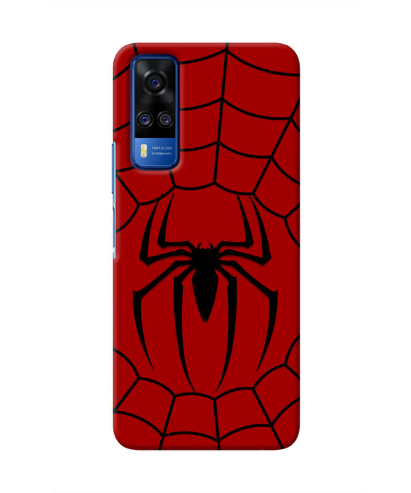 Spiderman Web Vivo Y51A/Y51 2020 Real 4D Back Cover