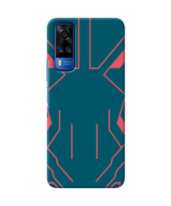 Superman Techno Vivo Y51A/Y51 2020 Real 4D Back Cover