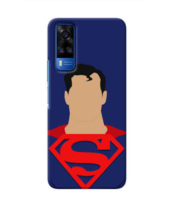 Superman Cape Vivo Y51A/Y51 2020 Real 4D Back Cover