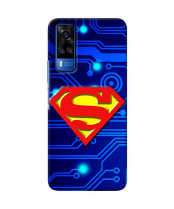 Superman Abstract Vivo Y51A/Y51 2020 Real 4D Back Cover