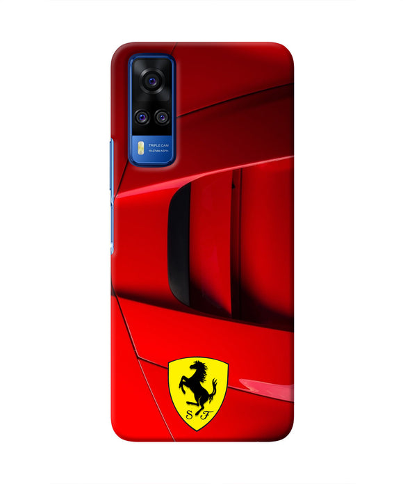 Ferrari Car Vivo Y51A/Y51 2020 Real 4D Back Cover