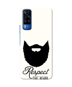 Respect the Beard Vivo Y51A/Y51 2020 Real 4D Back Cover