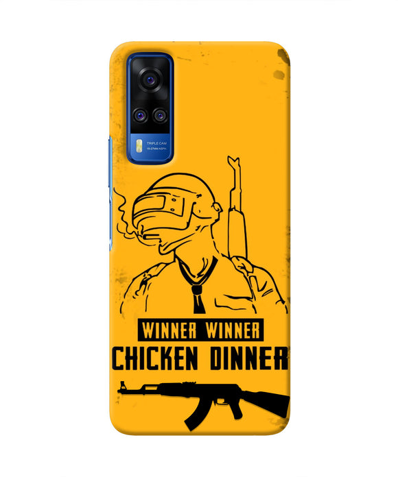 PUBG Chicken Dinner Vivo Y51A/Y51 2020 Real 4D Back Cover