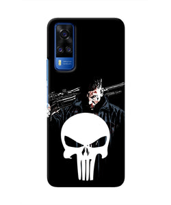 Punisher Character Vivo Y51A/Y51 2020 Real 4D Back Cover