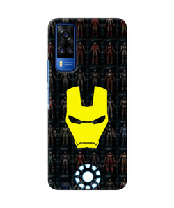 Iron Man Suit Vivo Y51A/Y51 2020 Real 4D Back Cover