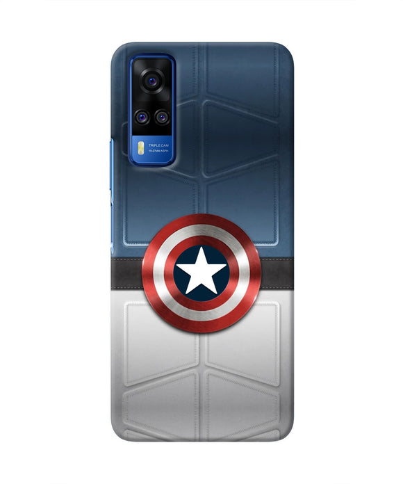 Captain America Suit Vivo Y51A/Y51 2020 Real 4D Back Cover