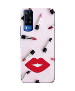 Lips Lipstick Shades Vivo Y51A/Y51 2020 Real 4D Back Cover