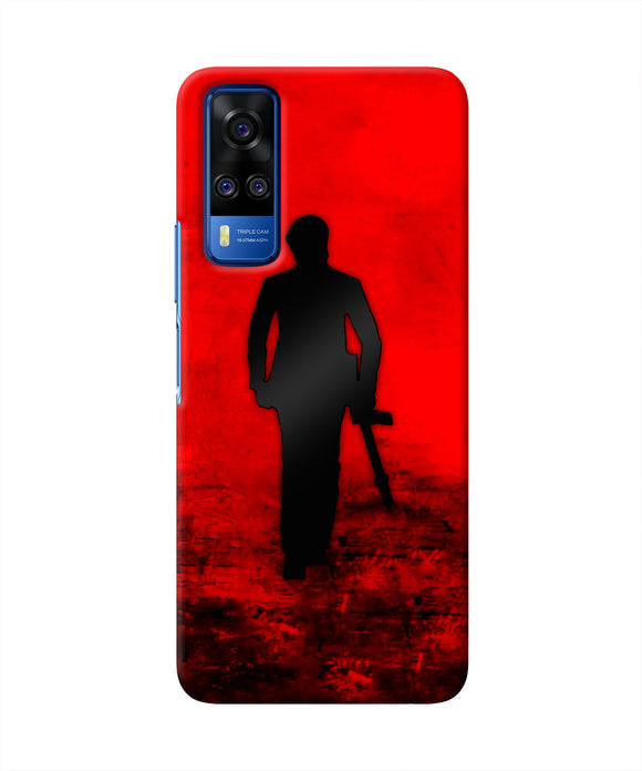 Rocky Bhai with Gun Vivo Y51A/Y51 2020 Real 4D Back Cover