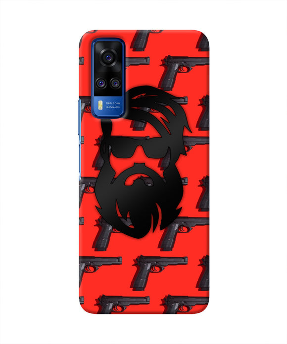 Rocky Bhai Beard Look Vivo Y51A/Y51 2020 Real 4D Back Cover