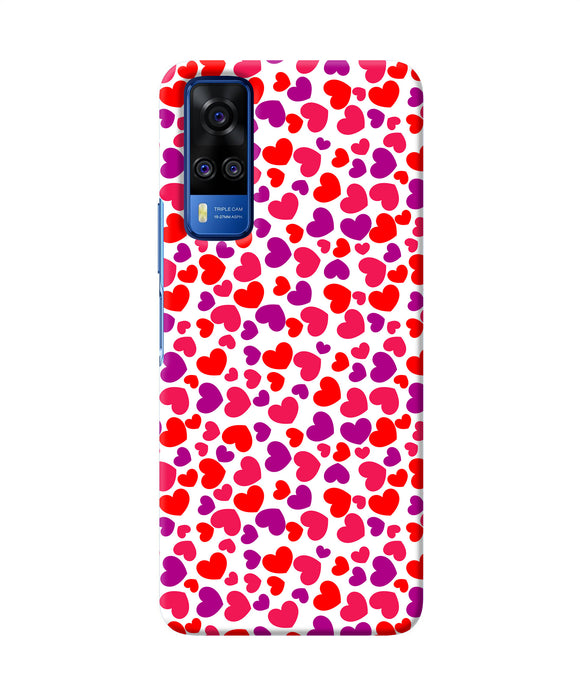 Heart print Vivo Y51A/Y51 2020 Back Cover