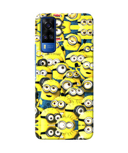 Minions mini crowd Vivo Y51A/Y51 2020 Back Cover