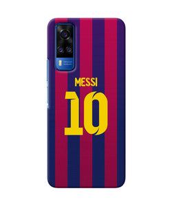 Messi 10 tshirt Vivo Y51A/Y51 2020 Back Cover