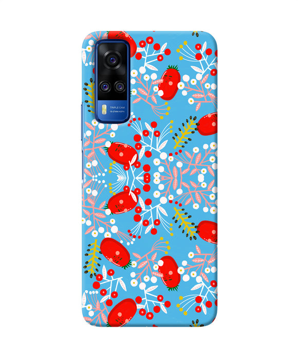 Small red animation pattern Vivo Y51A/Y51 2020 Back Cover