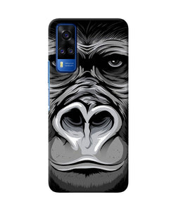 Black chimpanzee Vivo Y51A/Y51 2020 Back Cover