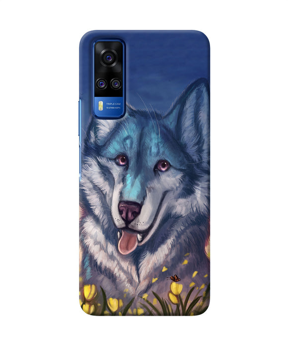 Cute wolf Vivo Y51A/Y51 2020 Back Cover