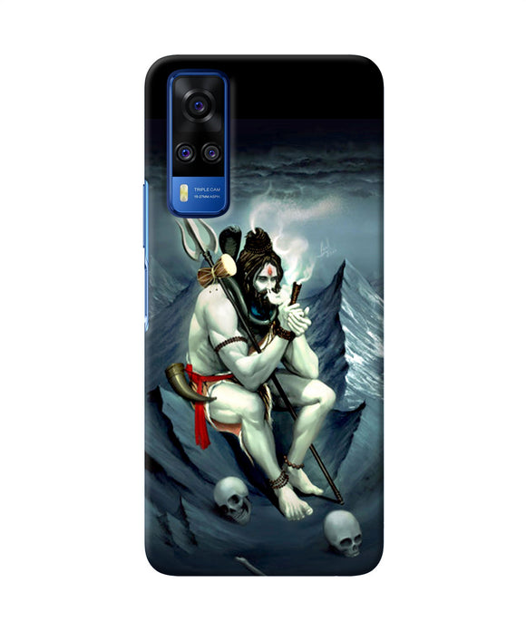 Lord shiva chillum Vivo Y51A/Y51 2020 Back Cover