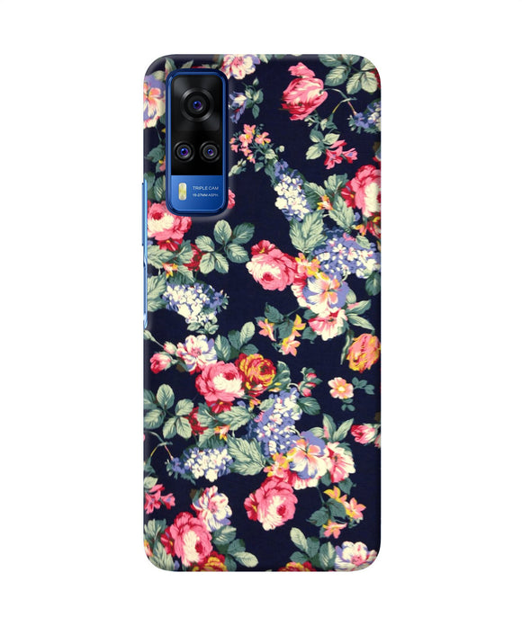 Natural flower print Vivo Y51A/Y51 2020 Back Cover