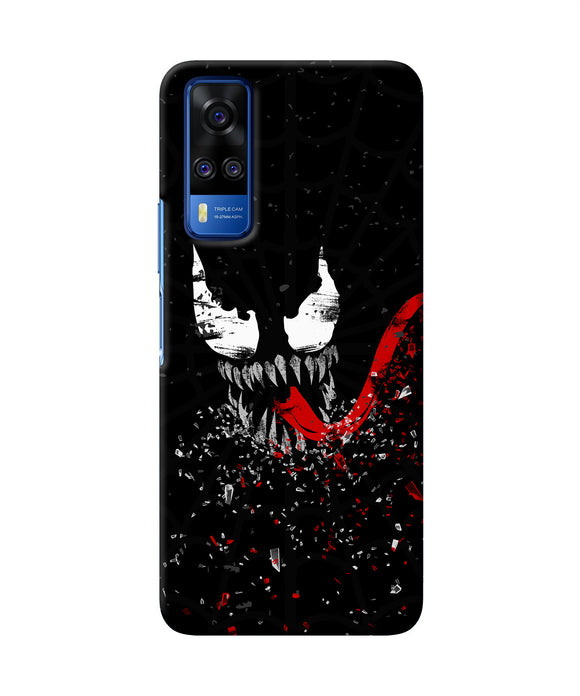 Venom black poster Vivo Y51A/Y51 2020 Back Cover