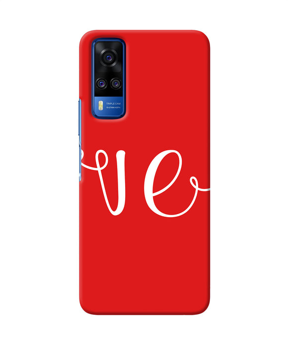 Love two Vivo Y51A/Y51 2020 Back Cover