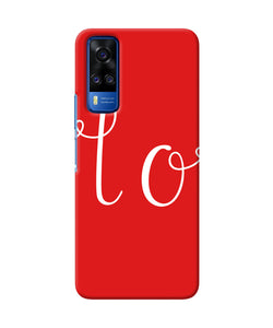 Love one Vivo Y51A/Y51 2020 Back Cover