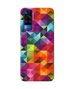 Abstract triangle pattern Vivo Y51A/Y51 2020 Back Cover