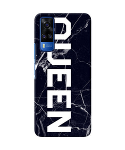 Queen marble text Vivo Y51A/Y51 2020 Back Cover