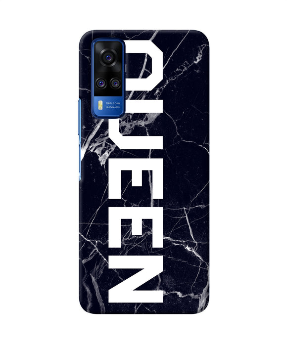 Queen marble text Vivo Y51A/Y51 2020 Back Cover