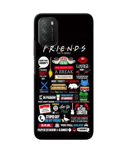 FRIENDS Poco M3 Back Cover