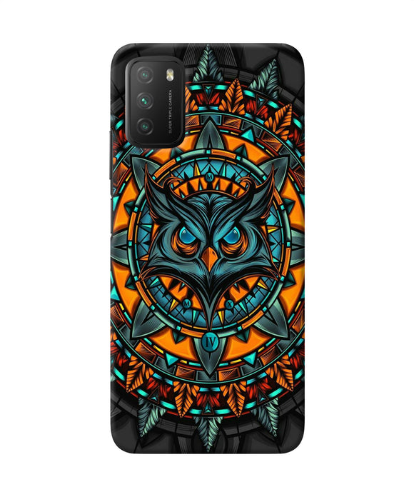 Angry Owl Art Poco M3 Back Cover