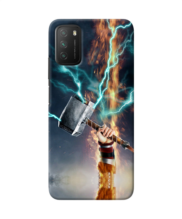 Thor Hammer Mjolnir Poco M3 Back Cover