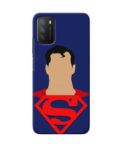 Superman Cape Poco M3 Real 4D Back Cover