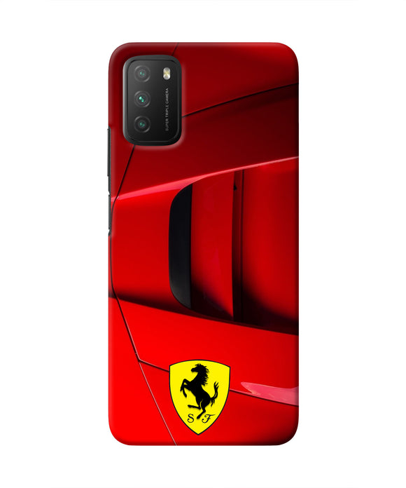 Ferrari Car Poco M3 Real 4D Back Cover