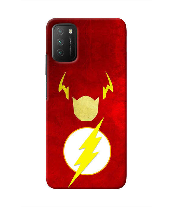 Flash Character Poco M3 Real 4D Back Cover