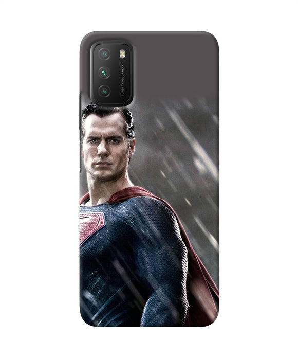Superman man of steel Poco M3 Back Cover