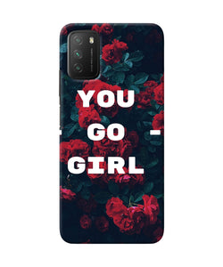 You go girl Poco M3 Back Cover