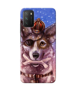 Pirate wolf Poco M3 Back Cover