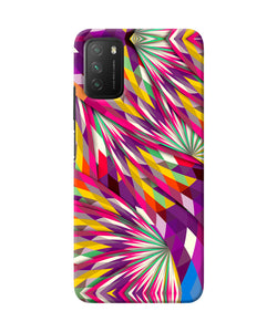 Abstract colorful print Poco M3 Back Cover