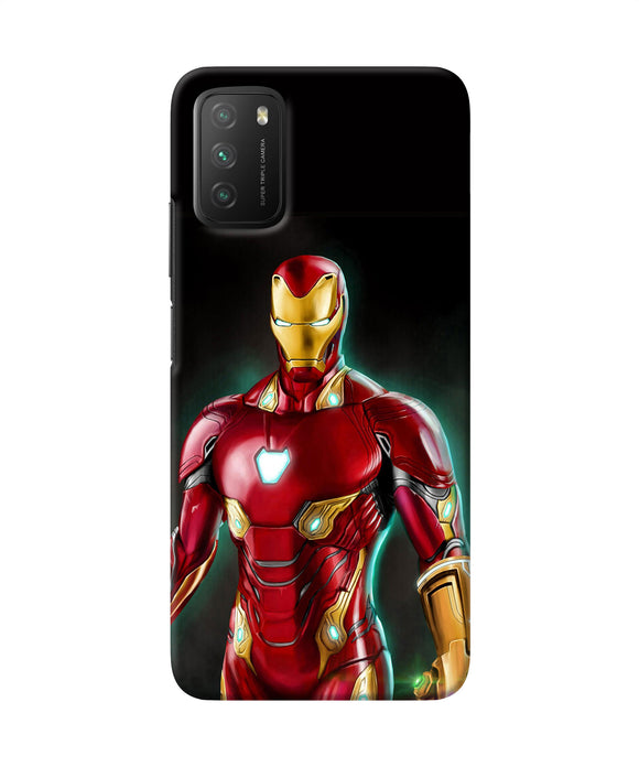 Ironman suit Poco M3 Back Cover