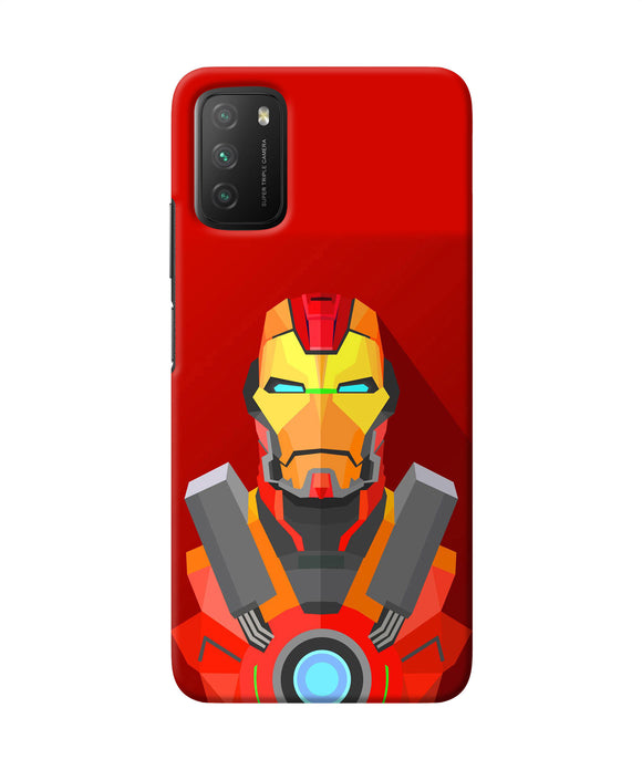 Ironman print Poco M3 Back Cover