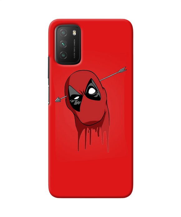 Funny deadpool Poco M3 Back Cover