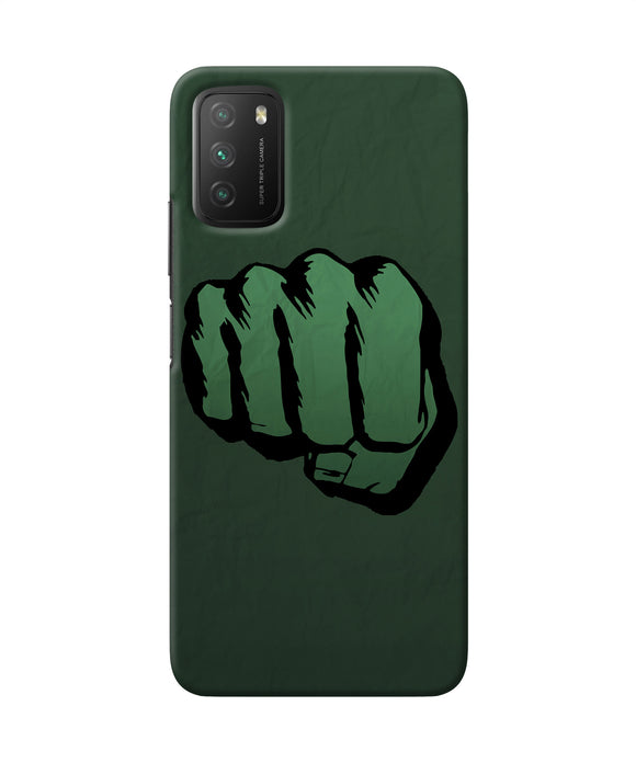 Hulk smash logo Poco M3 Back Cover