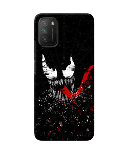 Venom black poster Poco M3 Back Cover