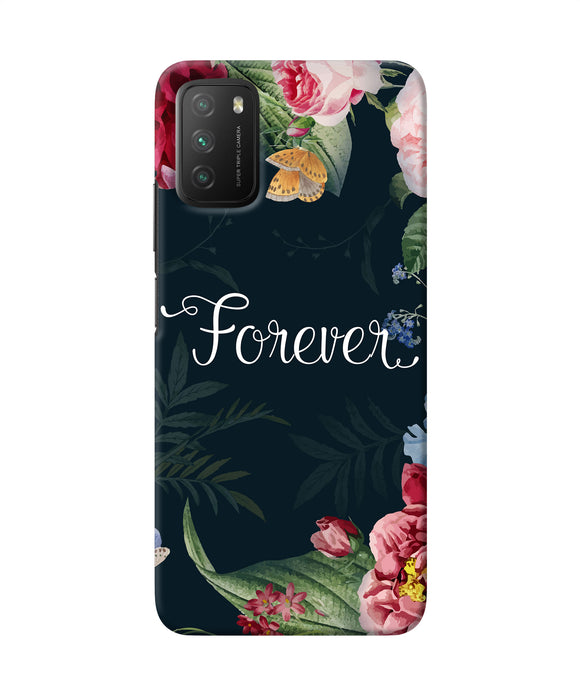 Forever flower Poco M3 Back Cover