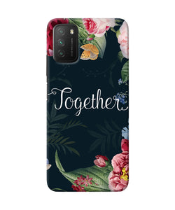 Together flower Poco M3 Back Cover