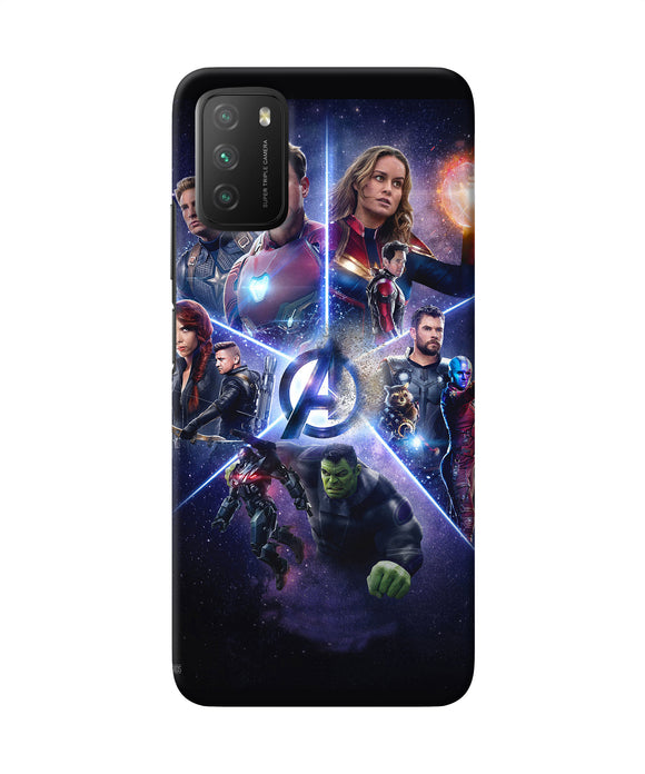 Avengers super hero poster Poco M3 Back Cover