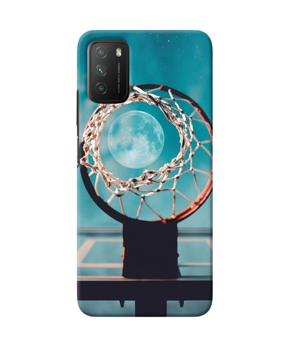Basket ball moon Poco M3 Back Cover
