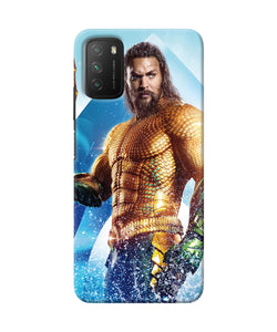 Aquaman water poster Poco M3 Back Cover