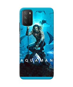 Aquaman underwater Poco M3 Back Cover