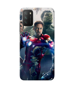 Avengers space poster Poco M3 Back Cover